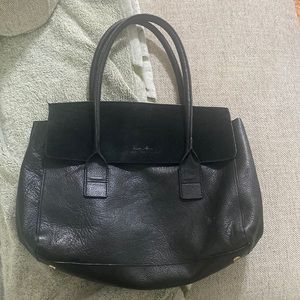 India hicks black leather purse